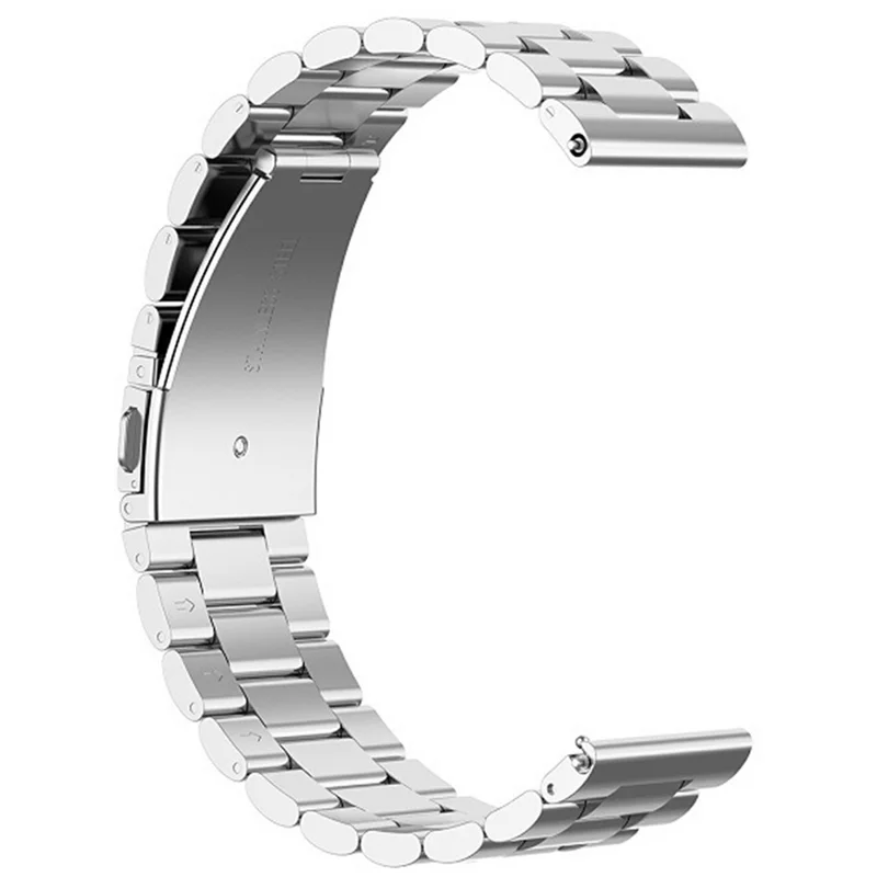 22mm Horlogeband met connector voor Garmin Fenix 8 47mm / E 47mm, titaniumlegering 3-knoestjes armband - Zilver