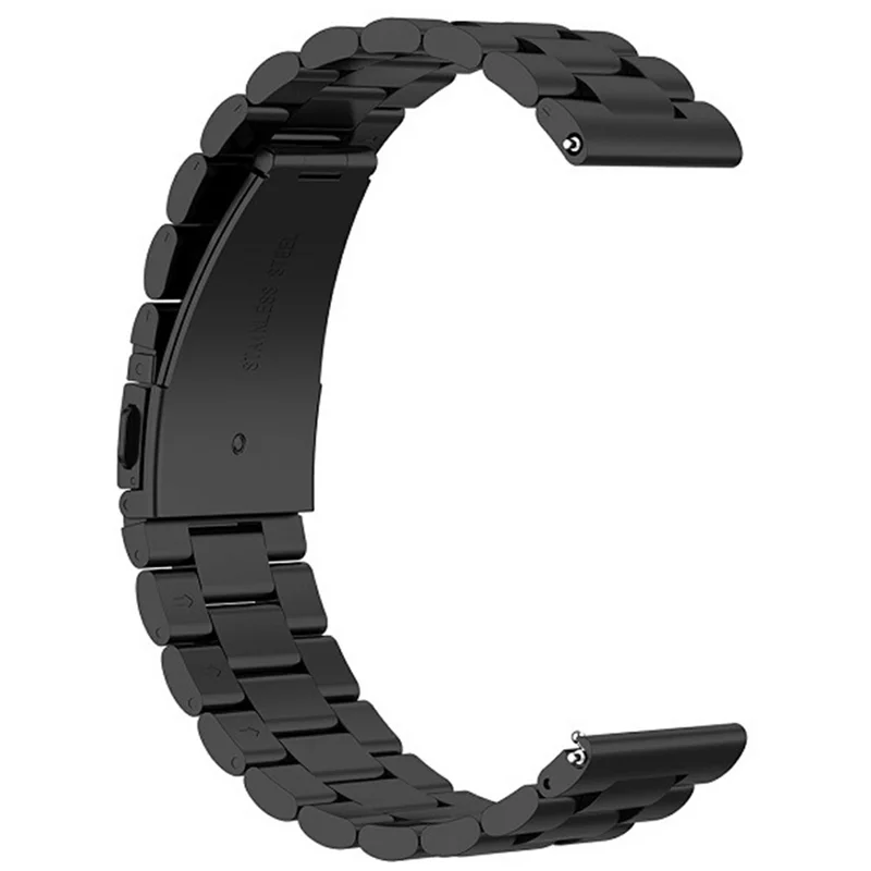 22mm Opaska do Zegarka z Łącznikiem do Garmin Fenix 8 47mm / E 47mm, Opaska z Tytanu 3-Koralikowa - Czarna