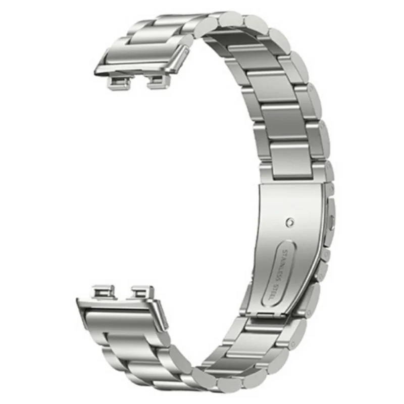 Cinturino per Honor Band 9 in lega di titanio con 3 perle - Argento