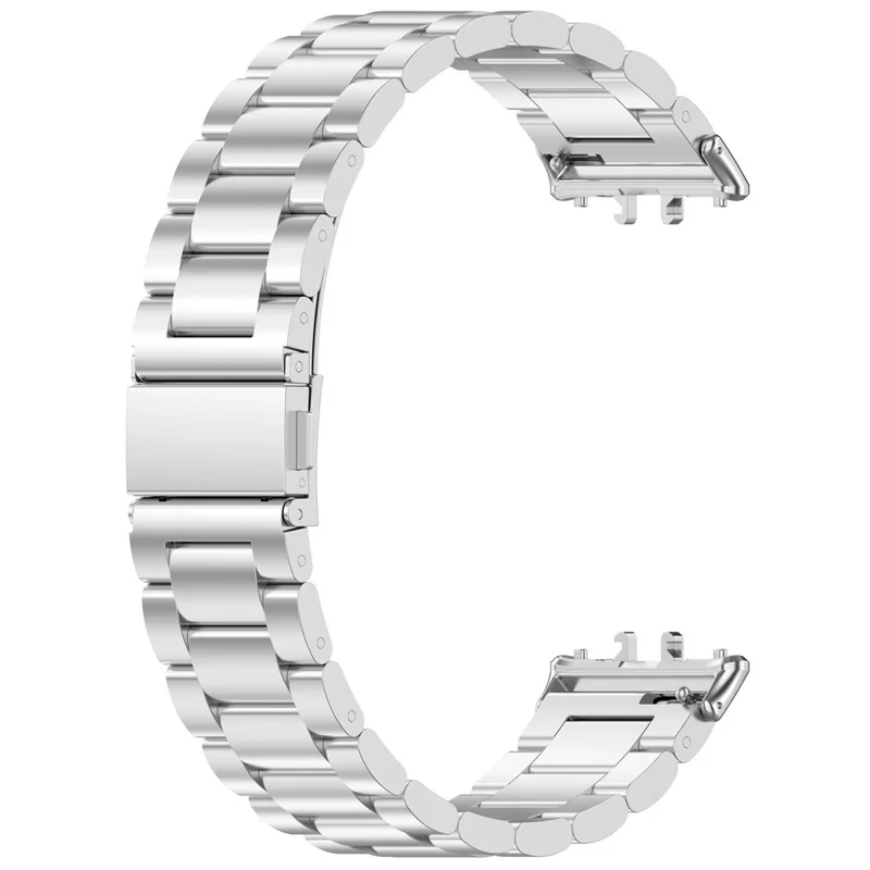 Cinturino per Samsung Galaxy Fit3 SM-R390 in Lega di Titanio a 3 Maglie - Argento