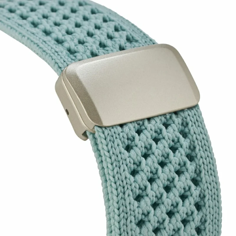 LEMONDA Watch Band For Apple Watch Series 10 9 8 7 SE 6 5 4 3 2 1 42mm 41mm 40mm 38mm Breathable Woven Nylon Strap - Mint Green