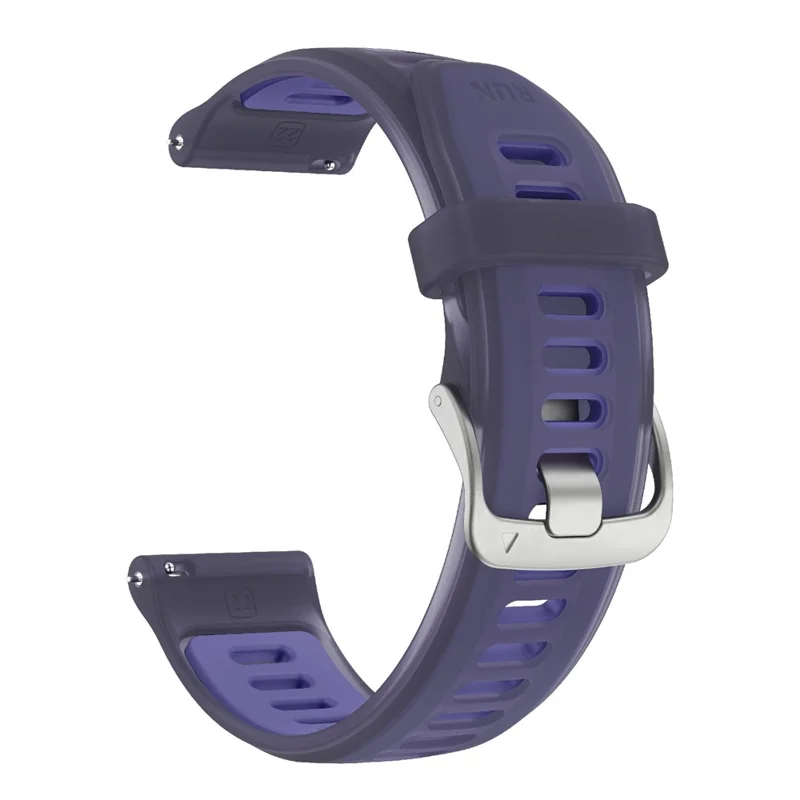 22mm Silicone Strap for Garmin Forerunner 570 47mm  /  Huawei Watch GT 5 Pro 46mm  /  GT 5 46mm Transparent Silicone Wrist Strap - Purple