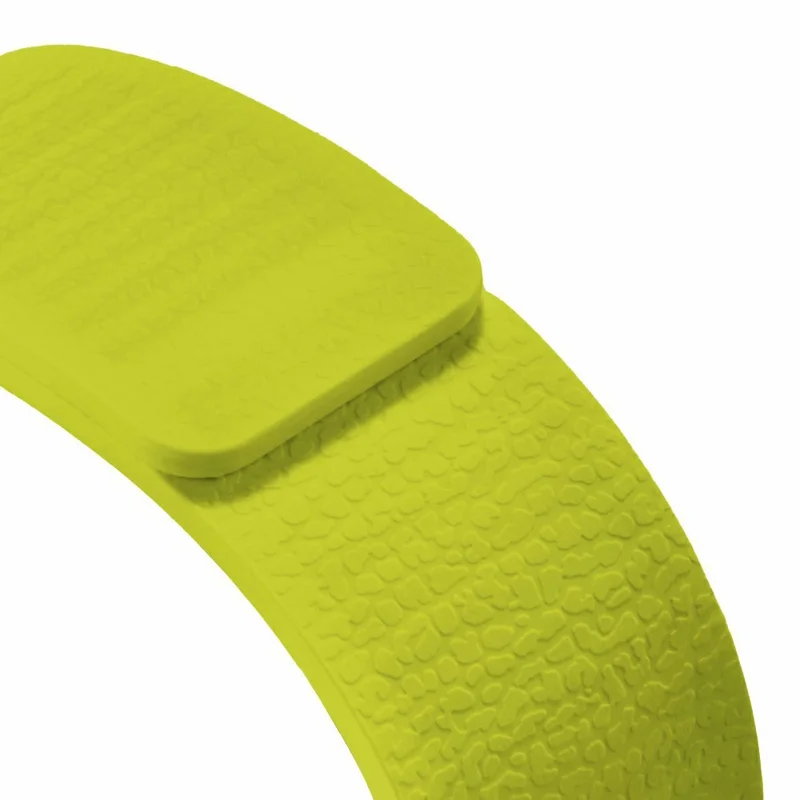 LEMONDA Magnetic Strap for Apple Watch Series 10 Ultra 9 8 7 SE 6 5 4 3 2 1 46mm 49mm 45mm 44mm Litchi Texture Silicone Watch Band - Fluorescent Green