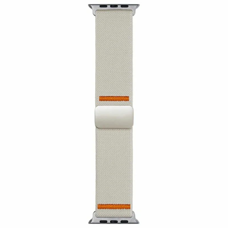 LEMONDA Bracelet pour Apple Watch Series 10 9 8 7 SE 6 5 4 3 2 1 42mm 41mm 40mm 38mm Bracelet Tissé Extensible en Nylon avec Boucle Magnétique - Lumière Stellaire