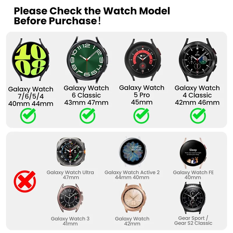 AHASTYLE WE33-SX For Samsung Galaxy Watch7 / Watch6 / Watch 5 / Watch 4 40mm 44mm , 20mm Breathable Magnetic Silicone Strap - Grey + Orange