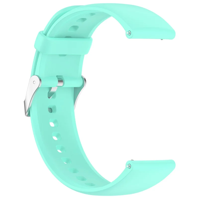 Smartwatch Band per Nothing CMF Watch 3 Pro / Watch Pro 2 / Watch Pro Cinturino in silicone con fibbia argentata - Turchese