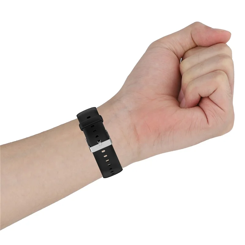 Smartwatch Band per Nothing CMF Watch 3 Pro / Watch Pro 2 / Watch Pro Cinturino in silicone con fibbia argentata - Turchese