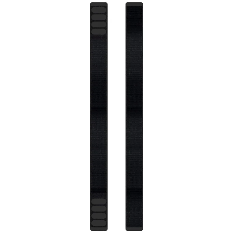 20mm Watch Band for Garmin Instinct E 40mm / Fenix 8 43mm / 7S Nylon Magic Tape Replacement Strap - Black