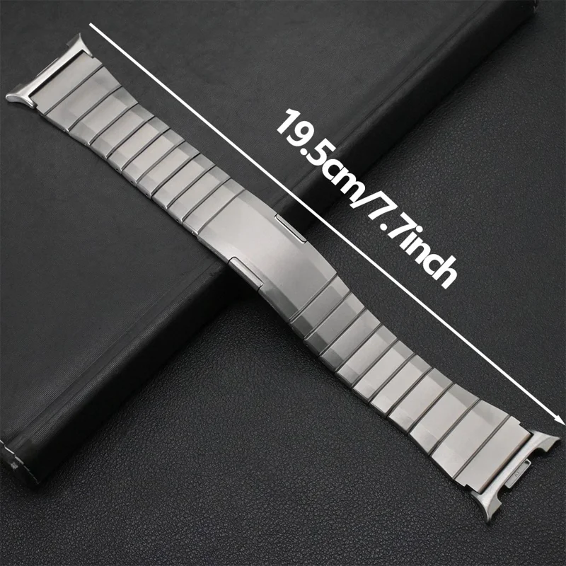 Wrist Band for Samsung Galaxy Watch8 44mm  /  40mm  /  Watch8 Classic 46mm Titanium Alloy Detachable Watch Strap - Titanium