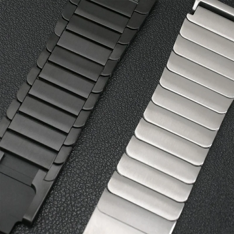 Watch Band for Samsung Galaxy Watch8 44mm / 40mm / Watch8 Classic 46mm Titanium Alloy 1-Bead Wrist Strap - Silver