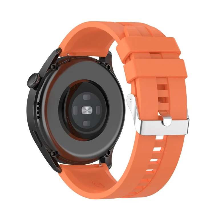 Substituição Silicone Ajusta Band Strap 22mm Para Huawei Relógio 3/relógio 3 Pro/Watch GT 2 46mm - Laranja