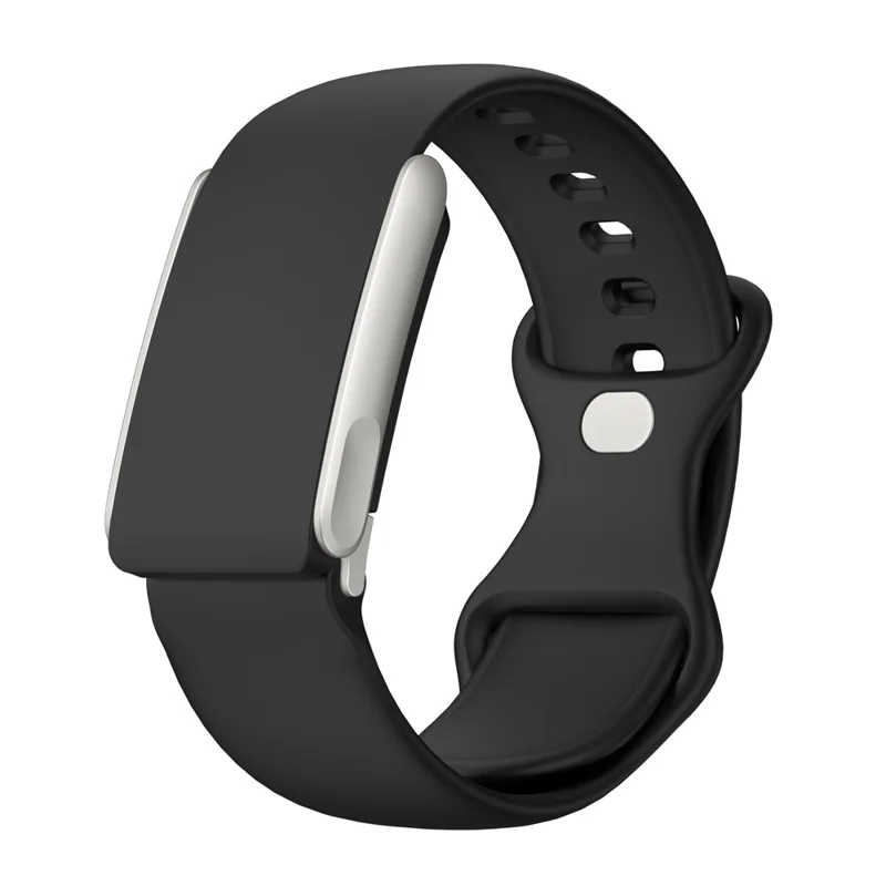 For WHOOP 5.0 LIFE MG Replacement Strap Smart Fitness Solid Color Silicone Wristband - Black