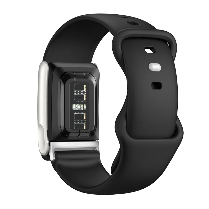 For WHOOP 5.0 LIFE MG Replacement Strap Smart Fitness Solid Color Silicone Wristband - Black