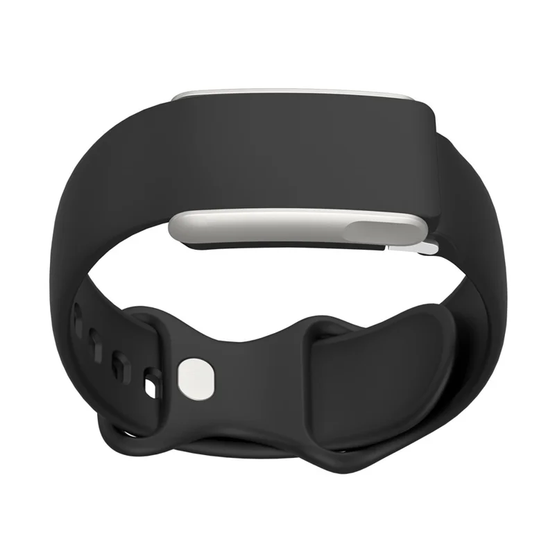 For WHOOP 5.0 LIFE MG Replacement Strap Smart Fitness Solid Color Silicone Wristband - Black
