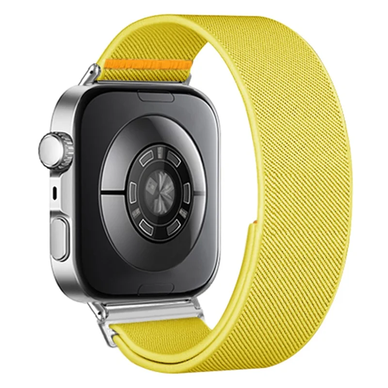 Nylon Watch Band for Huawei Watch Fit 4 Pro / Fit 4 / Fit 3 Adjustable Elastic Replacement Strap - Yellow