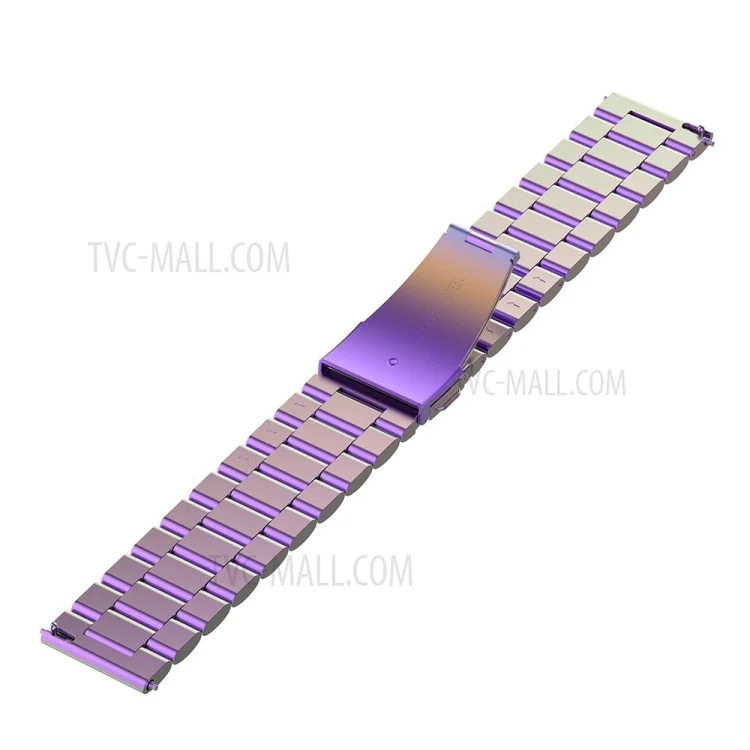 3 Perlen Edelstahl Ersatz Handgelenkarmband 17mm Für Huawei Uhr 3 / Watch 3 Pro - Mehrfarbig