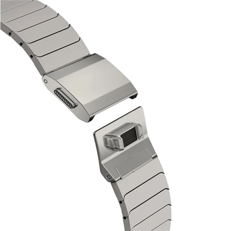 Replacement Band for Samsung Galaxy Watch8 44mm / 40mm / Watch8 Classic 46mm Stainless Steel Watch Strap - Titanium