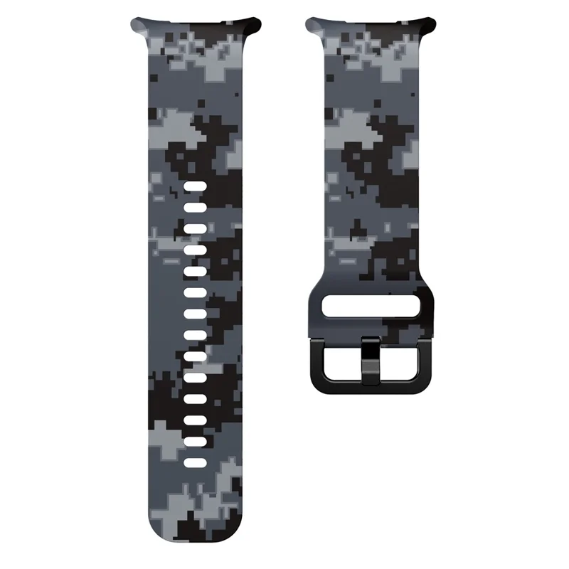 Pulseira de Silicone para Samsung Galaxy Watch Ultra (2025) 47mm / Ultra 47mm Design de Padrão Banda de Substituição de Relógio - Camuflagem Digital
