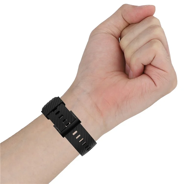 24mm Soft Silicone Replacement Accessory Watch Band Wrist Strap for Suunto Spartan Sport / Spartan Sport Wrist HR / Suunto 9 / 9 Baro / Suunto 7 / Suunto D5 - Black