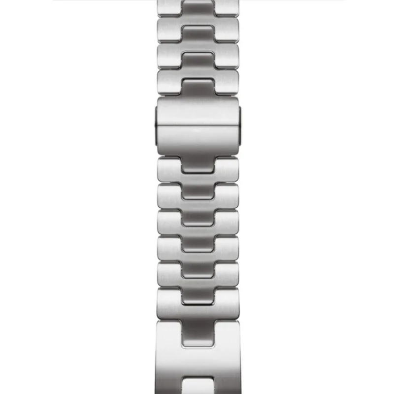 For Samsung Galaxy Watch Ultra (2025) 47mm / Watch Ultra 47mm Replacement Strap H Type Metal Watch Band - Silver