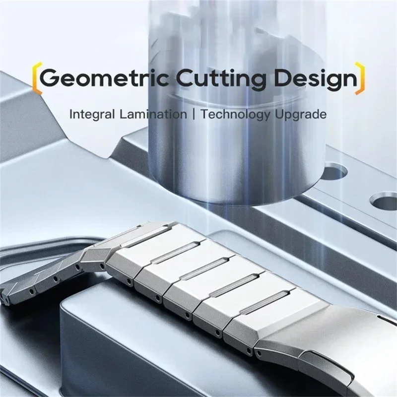 Titanium Alloy Strap for Samsung Galaxy Watch8 Classic 46mm / Watch8 44mm / 40mm Replacement Watch Band - Silver