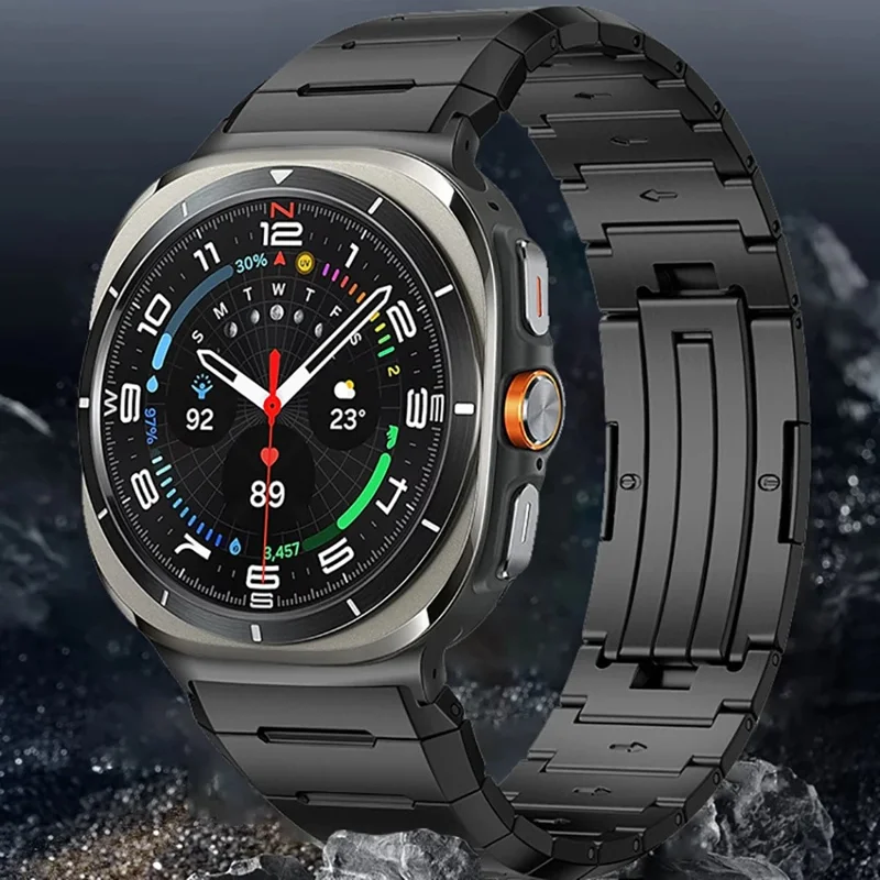 Titanium Alloy Strap for Samsung Galaxy Watch8 Classic 46mm / Watch8 44mm / 40mm Replacement Watch Band - Silver