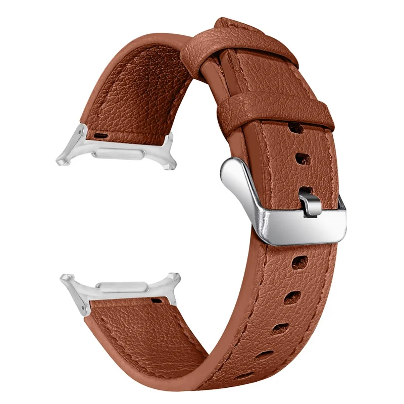 Genuine Cow Leather Strap for Samsung Galaxy Watch Ultra (2025) 47mm Smart Watch Band - Coffee