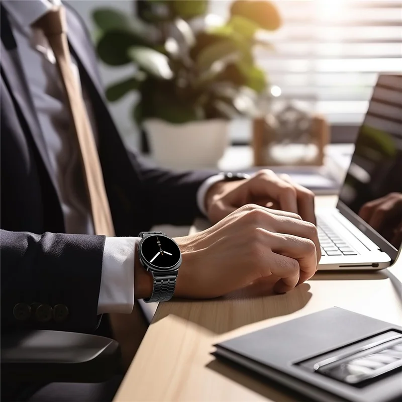 Magnetic Strap for Samsung Galaxy Watch Ultra 47mm  /  Ultra (2025) 47mm Stainless Steel 7 Beads Watch Strap, Black