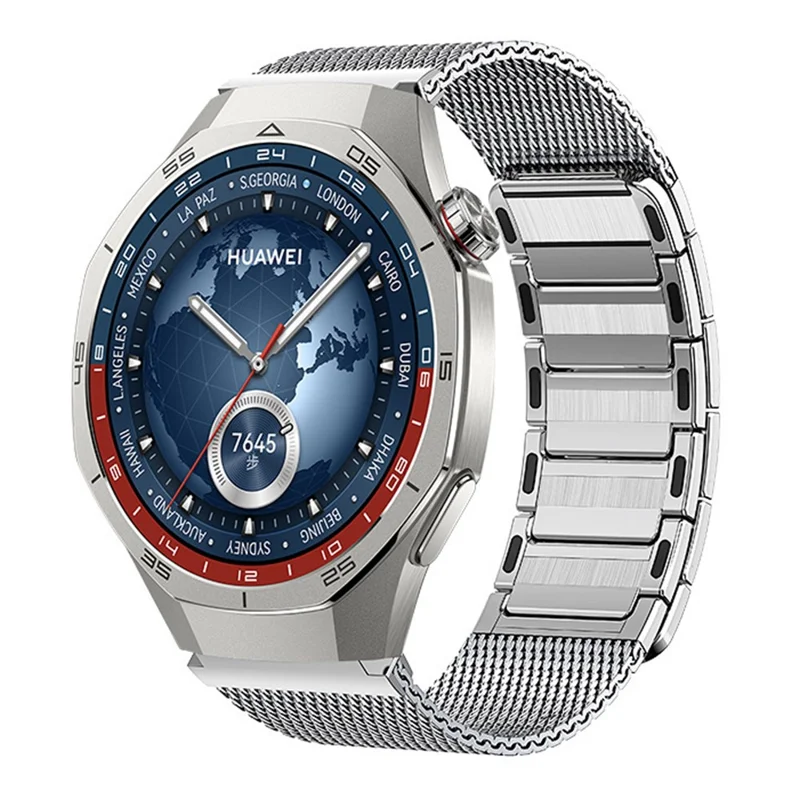 Banda de reloj de 20 mm para Samsung Galaxy Watch7 44 mm / 40 mm / Watch6 44 mm / 40 mm Trenzado Tipo I Correa magnética de acero inoxidable - Titanio dorado