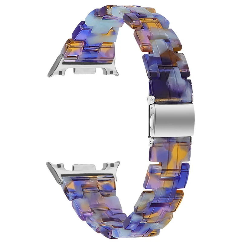 For Samsung Galaxy Watch Ultra (2025) 47mm / Watch Ultra 47mm Watch Strap Acrylic Resin Waterproof Slim Wrist Band - Blue Ocean