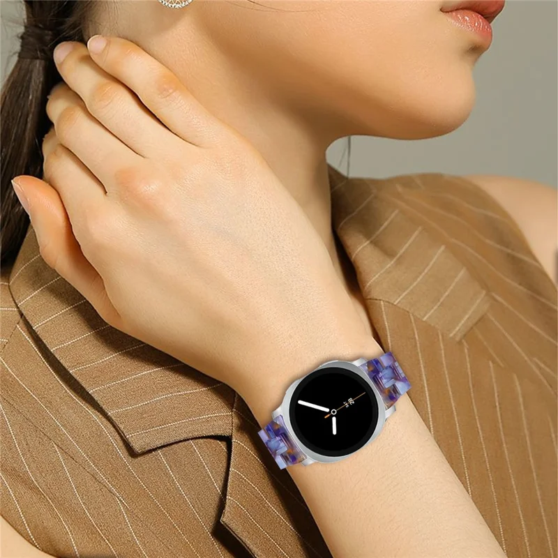 For Samsung Galaxy Watch Ultra (2025) 47mm / Watch Ultra 47mm Watch Strap Acrylic Resin Waterproof Slim Wrist Band - Blue Ocean