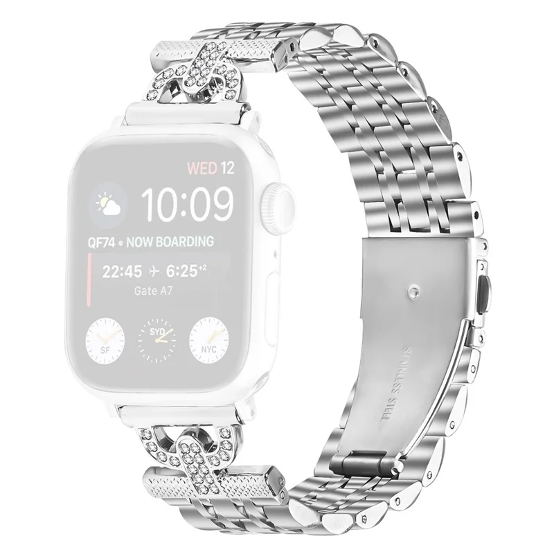 Cinturino per Apple Watch Series 10 Ultra 9 8 7 SE 6 5 4 3 2 1 46mm 49mm 45mm 44mm 42mm Cinturino in acciaio inossidabile