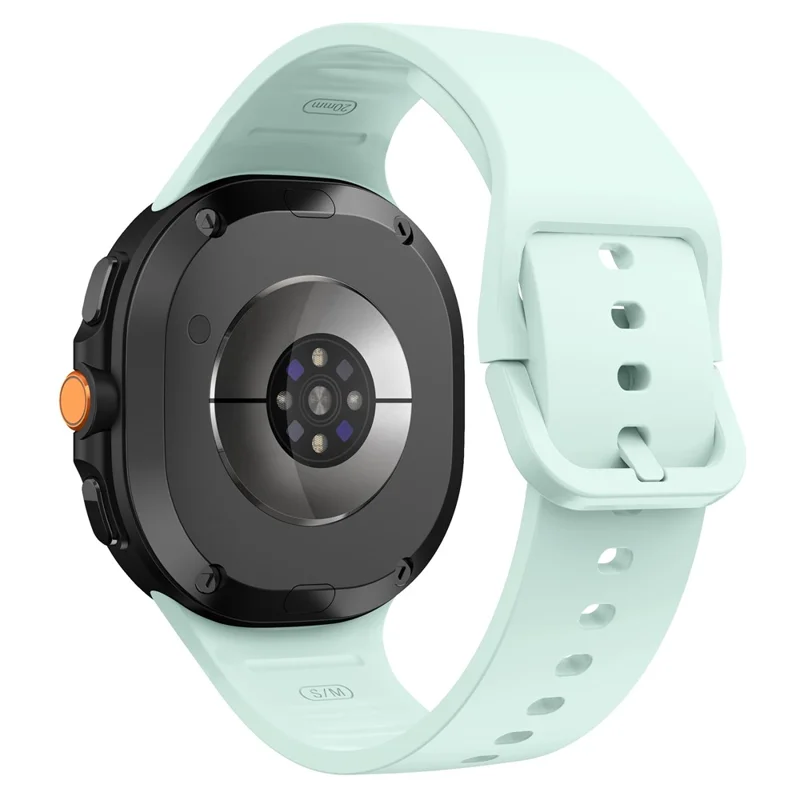 Watch Band For Samsung Galaxy Watch8 40mm 44mm / Watch8 Classic 46mm Soft Silicone Adjustable Strap Replacement - Mint Green