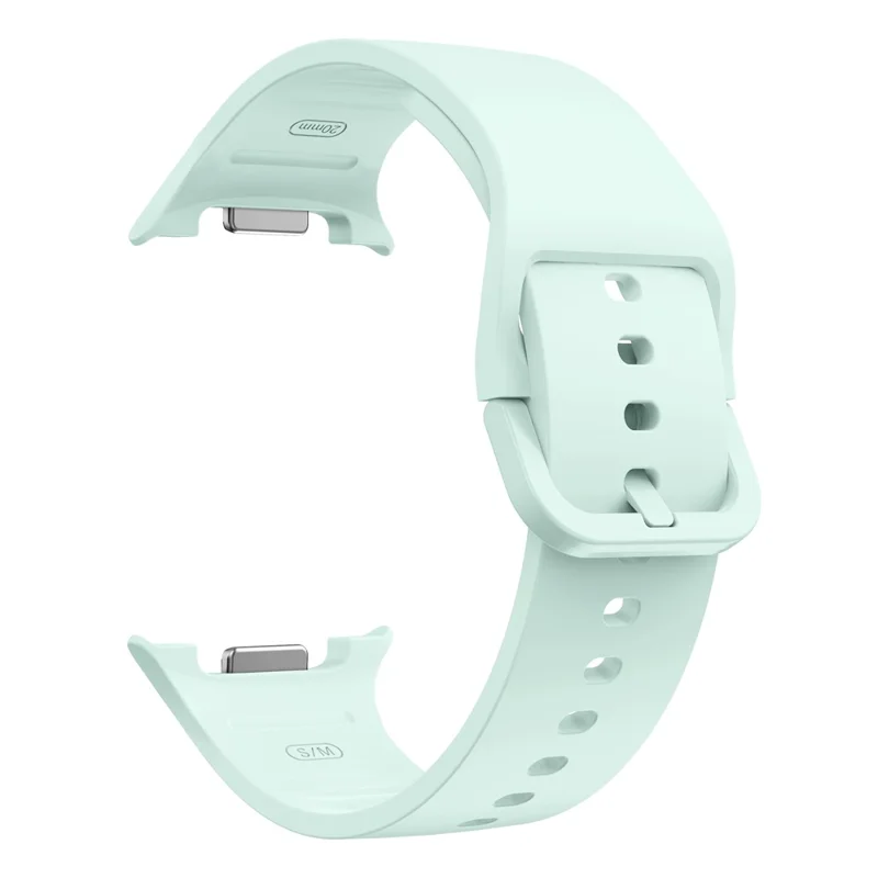 Watch Band For Samsung Galaxy Watch8 40mm 44mm / Watch8 Classic 46mm Soft Silicone Adjustable Strap Replacement - Mint Green