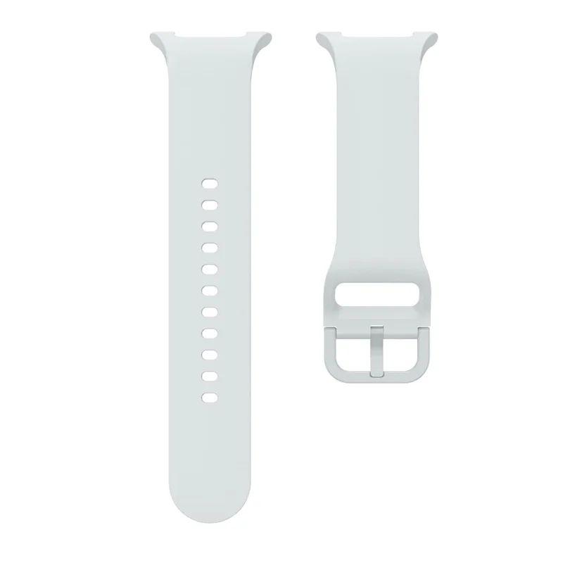 Watch Band For Samsung Galaxy Watch8 40mm 44mm / Watch8 Classic 46mm Soft Silicone Adjustable Strap Replacement - Light Grey