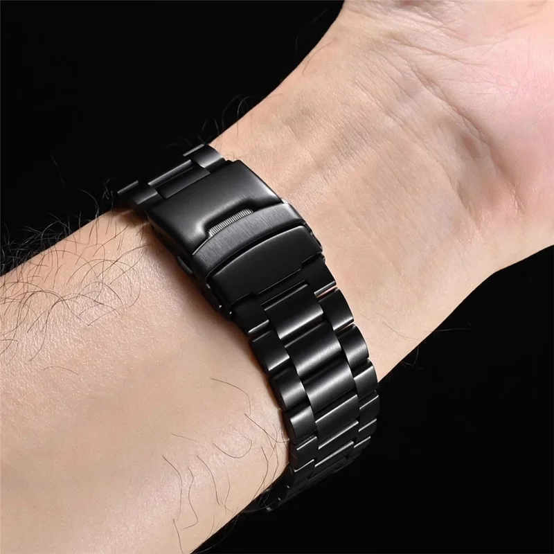 Titanlegeret Urband til Xiaomi Redmi Watch 5 / 4 / Smart Band 9 Pro / Smart Band 8 Pro Tre-perle Håndledsrem - Titan / Orange