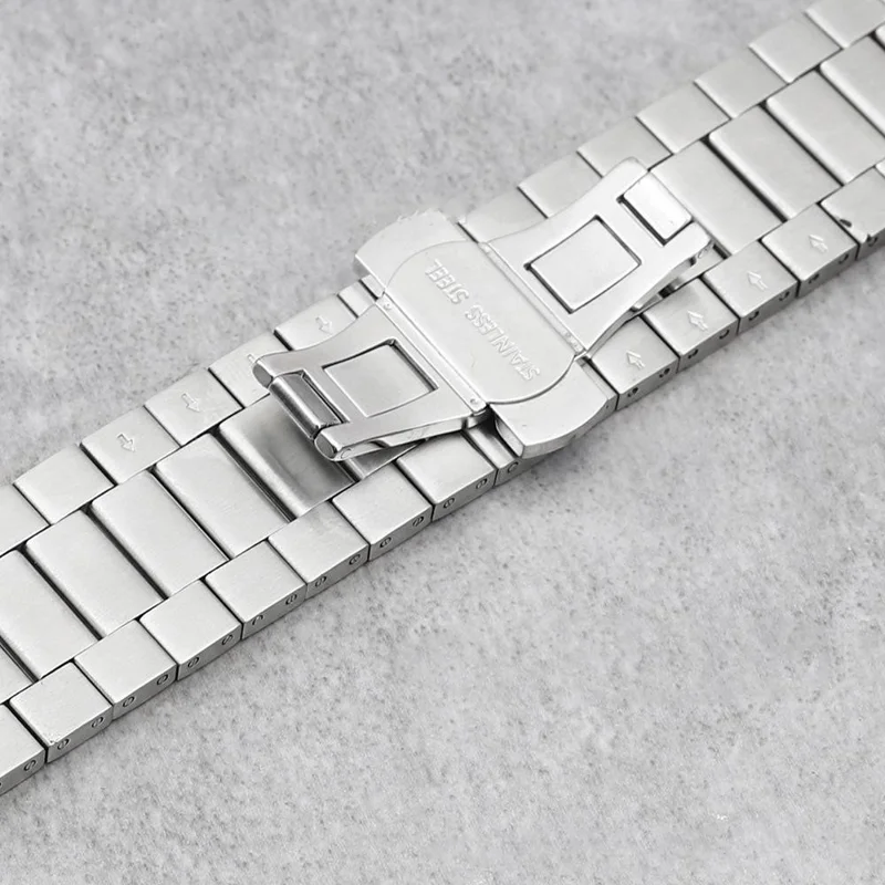 Stainless Steel Watch Band for Xiaomi Redmi Watch 5 / 4 / Smart Band 9 Pro / Smart Band 8 Pro Butterfly Clasp Wrist Strap - Black