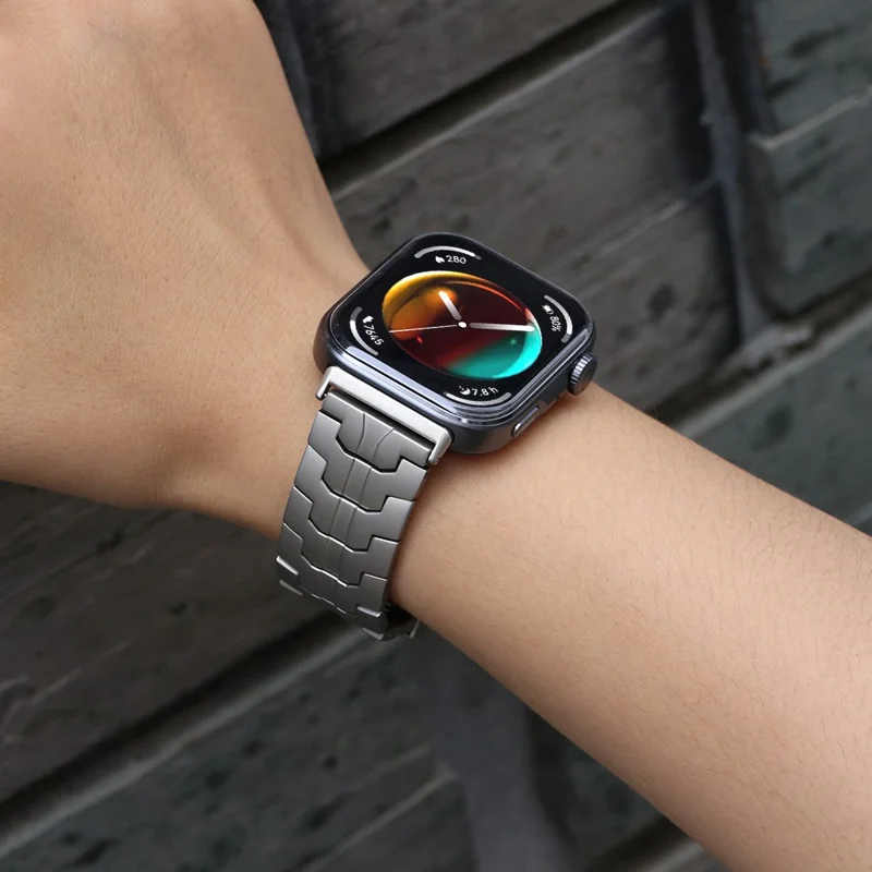 Watch Band For Huawei Watch Fit Split Butterfly Clasp Stainless Steel Wrist Strap - Black