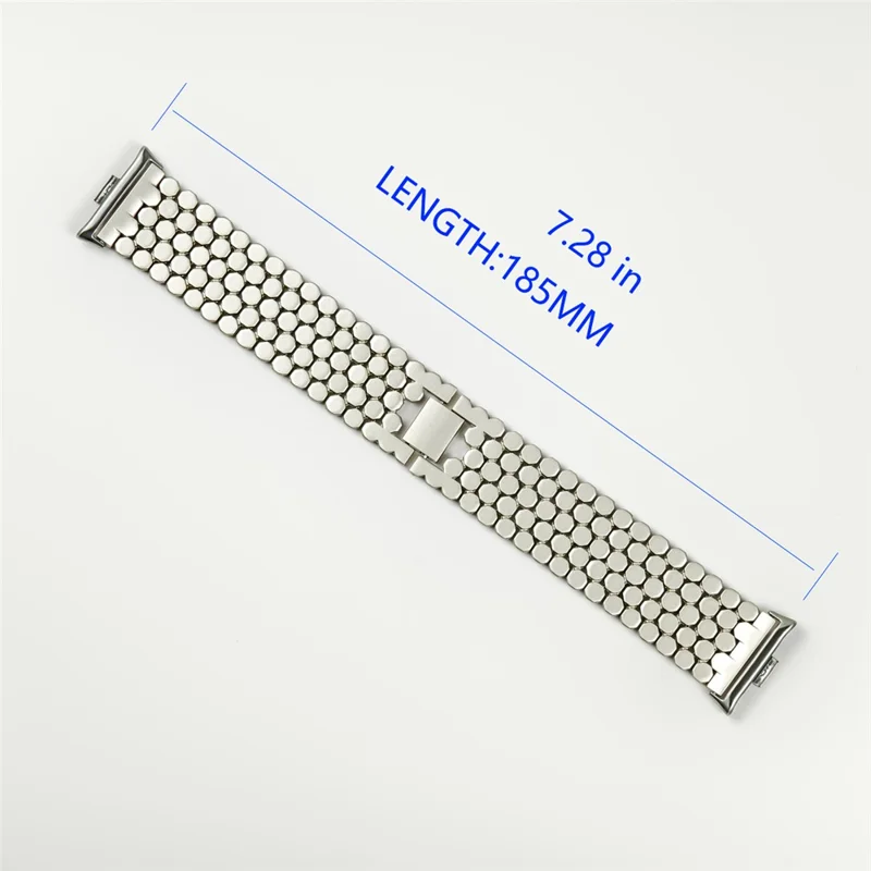 Replacement Strap for Xiaomi Smart Band 9 Pro  /  8 Pro  /  Redmi Watch 5  /  Watch 4 Fish Scale Stainless Steel Watch Band - Black