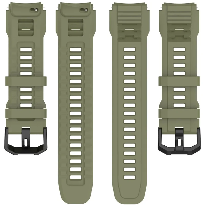 For Huami Amazfit T-Rex 3 Pro 48mm Silicone Watch Band Replacement Strap Wristband - Green