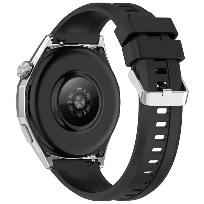 Für Huawei Watch GT 6 / 6 Pro / 5 / 5 Pro / 4 46mm Silikonarmband Schnellverschluss Ersatzarmband - Schwarz