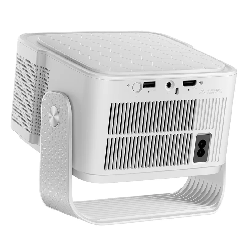 HY350MAX Android 14 LED Video Projector H726 2GB RAM 32GB WiFi6 BT5.4 500ANSI 1080P Home Theater Projector - EU Plug
