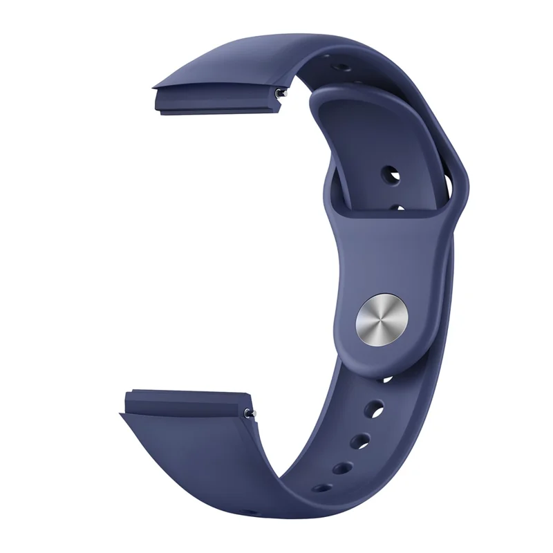 Huawei Watch GT 6 Pro 46mm Cinturino in Silicone Fibbia Invertita Colore Solido - Blu