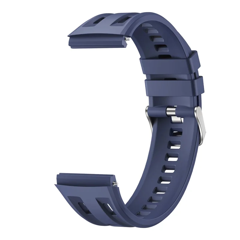Ремешок для замены Huawei Watch GT 6 Pro 46мм из твердого цвета силиконовый - Синий