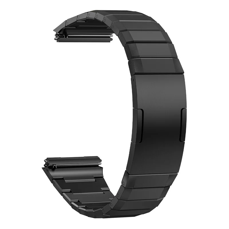 For Huawei Watch GT 6 Pro 46mm Titanium Alloy Strap Bamboo Joint Watch Band - Black