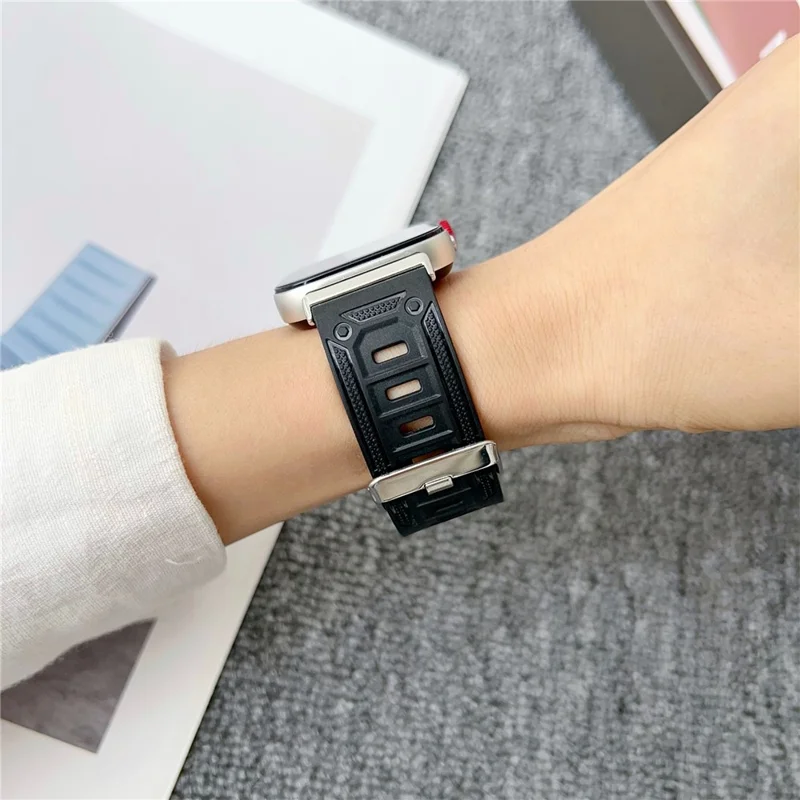 Outdoor Sports Band für Huawei Watch Fit 4 Pro / 4 / 3 TPU verstellbares Armband - Schwarz