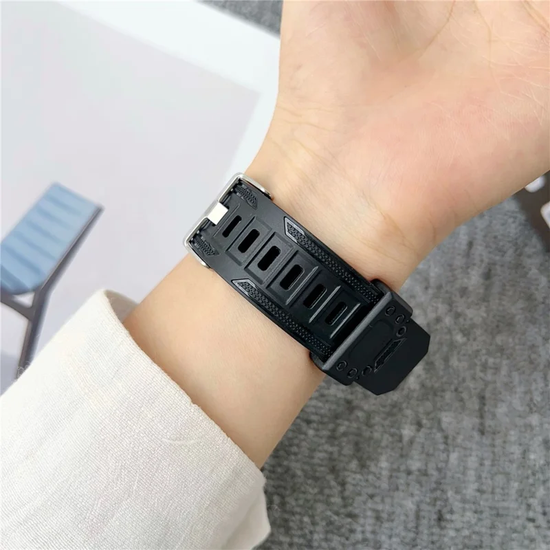 Outdoor Sports Band für Huawei Watch Fit 4 Pro / 4 / 3 TPU verstellbares Armband - Schwarz