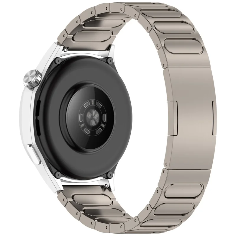 Pulseira para Huawei Watch GT 6 46mm / GT 6 Pro 46mm / GT 5 46mm, Fivela Tipo I, Pulseira de Liga de Titânio - Titânio