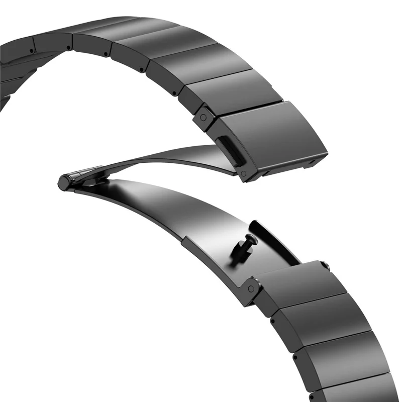 Cinturino per Apple Watch Ultra 3 2 1 49mm / Series 11 10 46mm / 9 8 7 45mm / SE3 SE2 SE 6 5 4 44mm / 3 2 1 42mm, Cinturino in lega di titanio a 1 perla con sgancio rapido - Nero