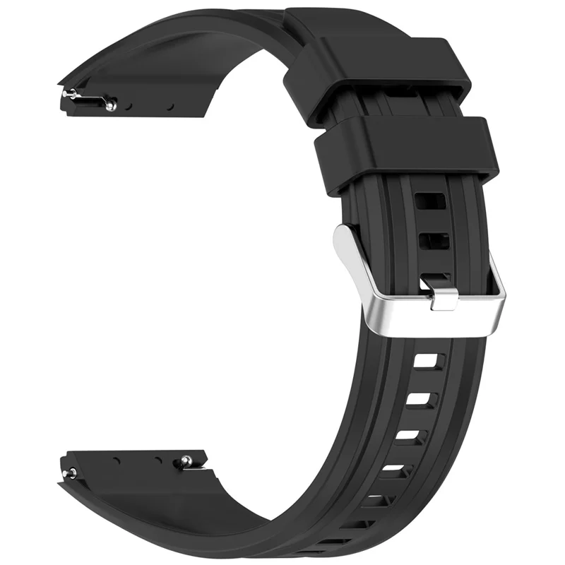 Für Huawei Watch GT 6 Pro 46mm Band Silikonarmband Ersatz Armband - Schwarz